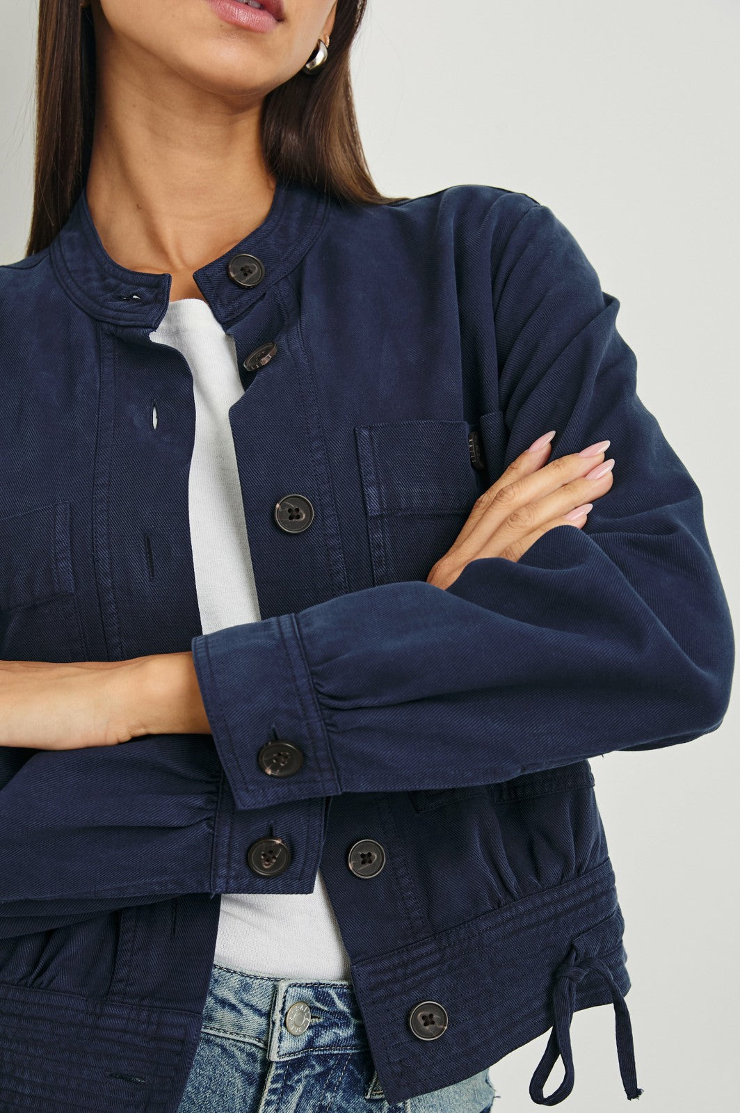 ALMA JACKET - NAVY| Rails outlet