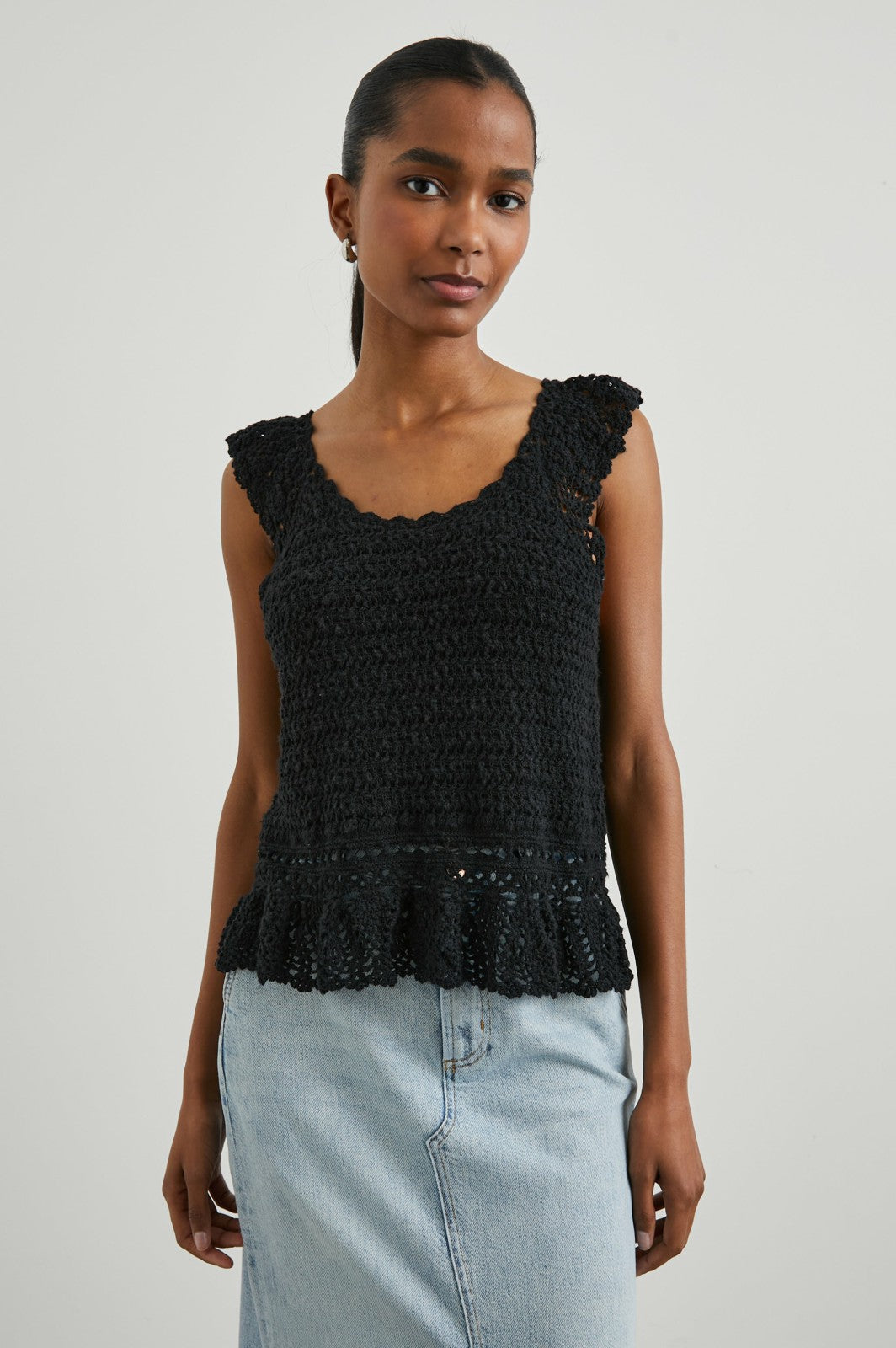 HATTIE TOP - BLACK| Rails US