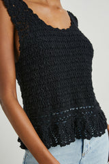 HATTIE TOP - BLACK| Rails US