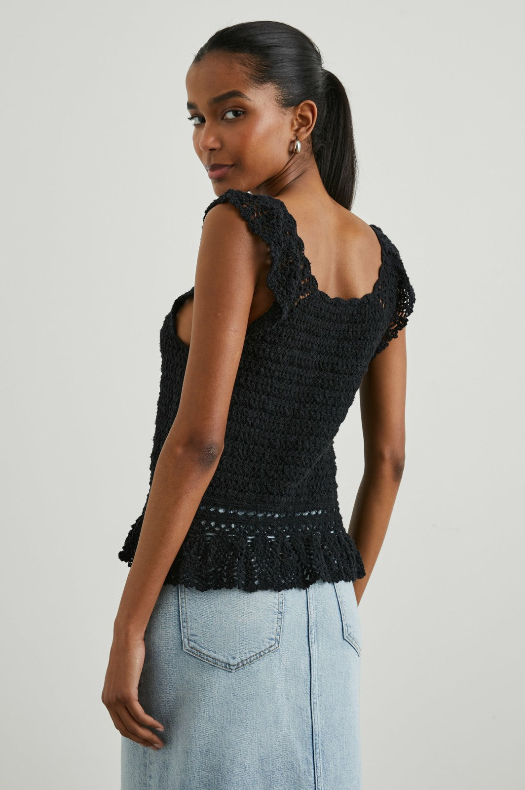 HATTIE TOP - BLACK| Rails US