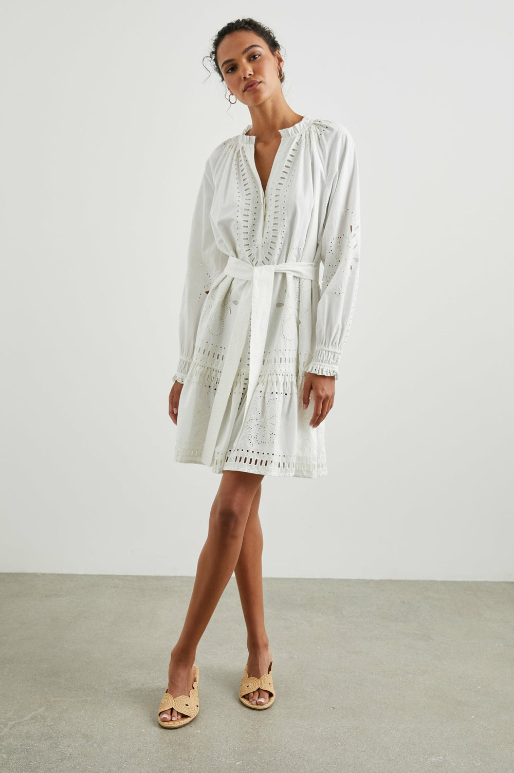 SAYLOR DRESS - White| Rails sale