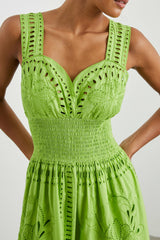 FAWN DRESS - ISLAND GREEN| Rails US
