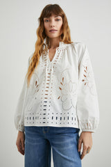 LUCINDA TOP - White| Rails on sale