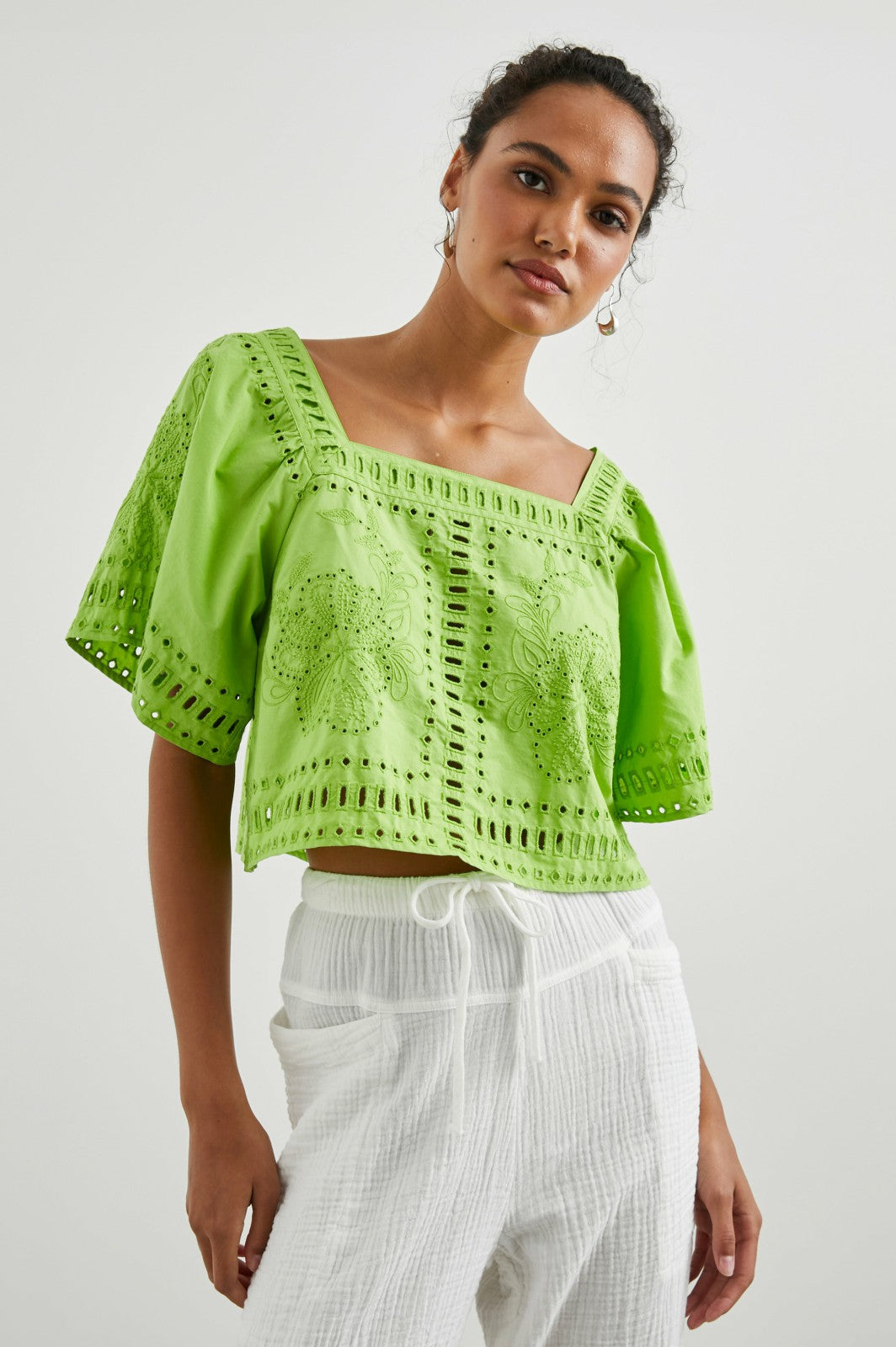 LAINE TOP - ISLAND GREEN| Rails online