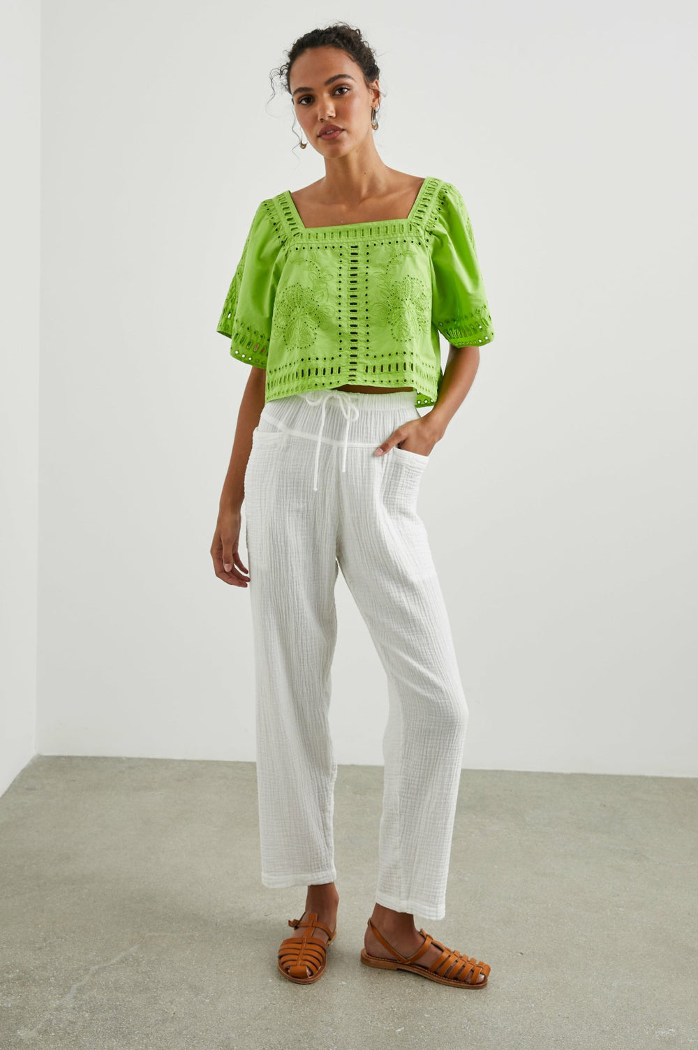 LAINE TOP - ISLAND GREEN| Rails online