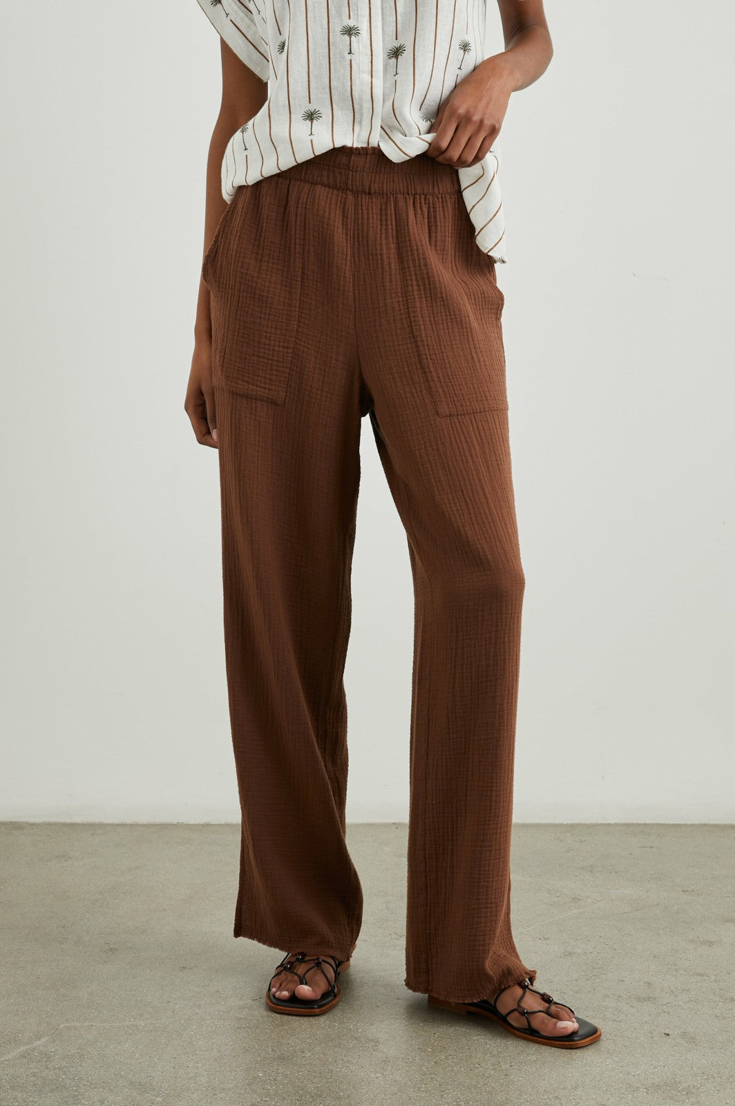 LEON PANT - CACAO| Rails outlet