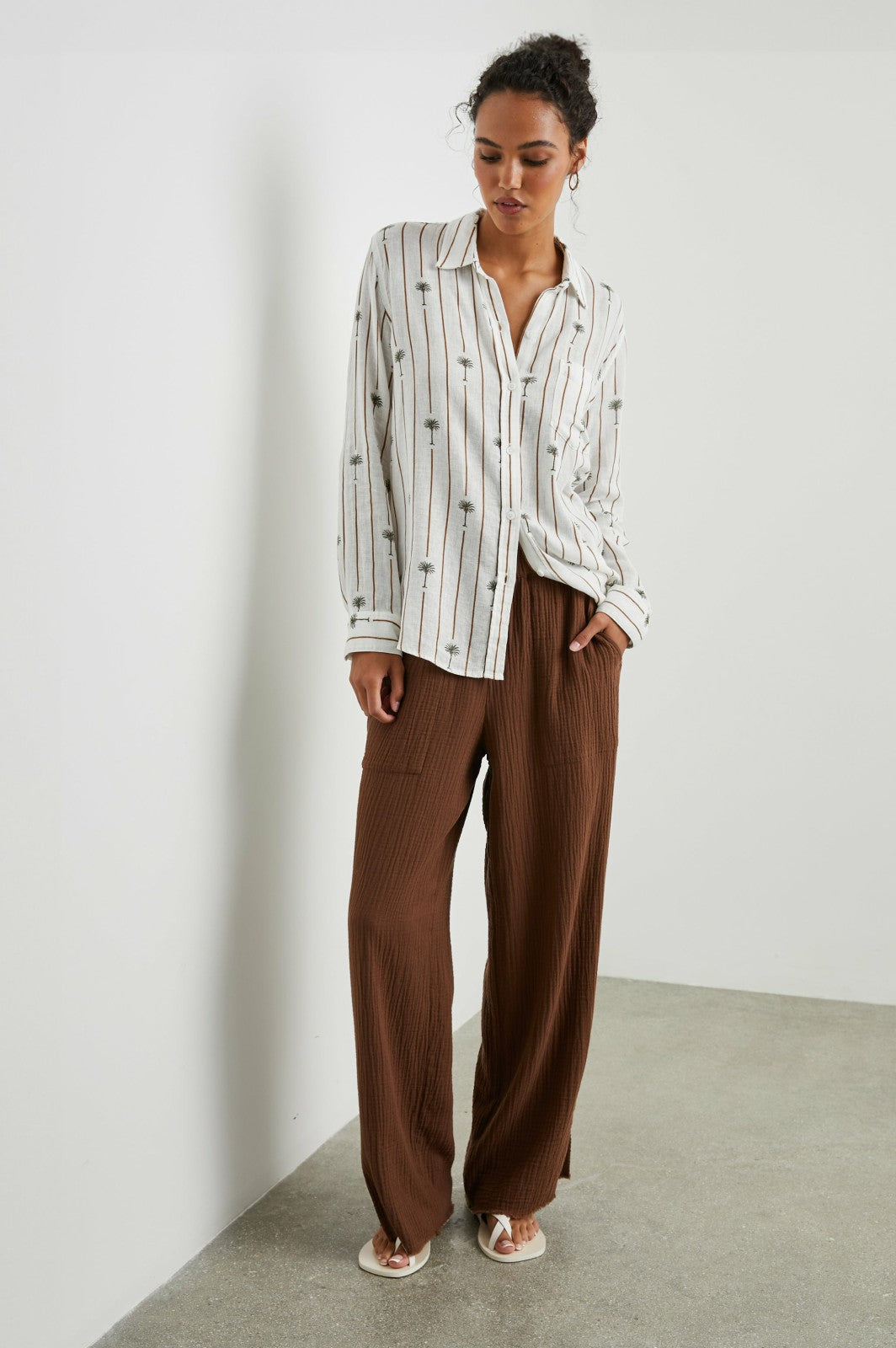 LEON PANT - CACAO| Rails outlet