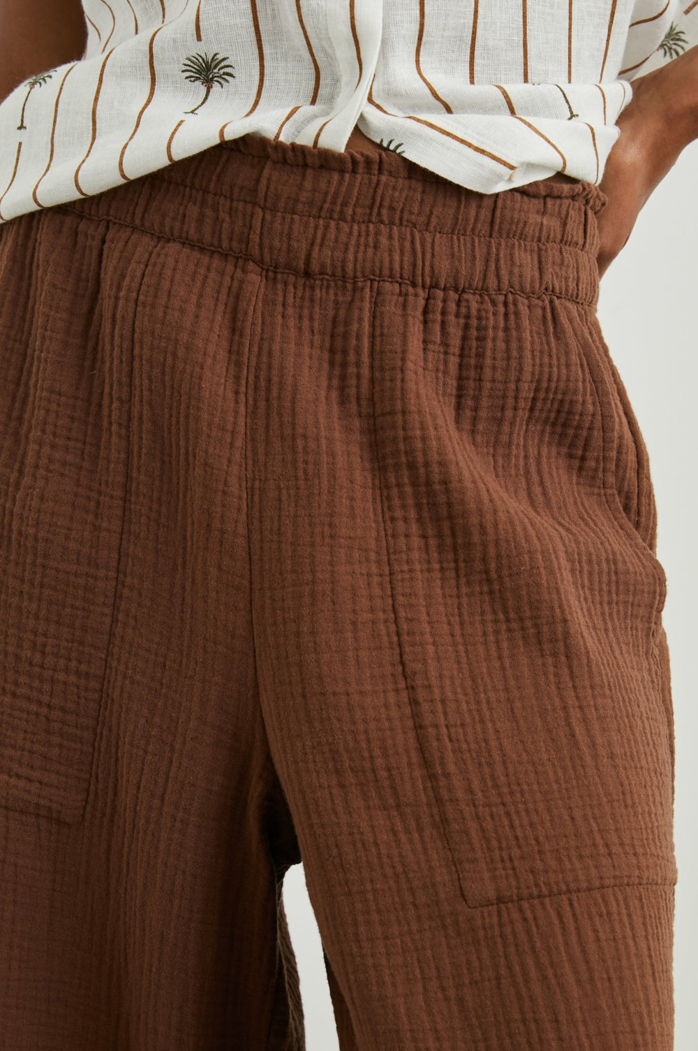 LEON PANT - CACAO| Rails outlet