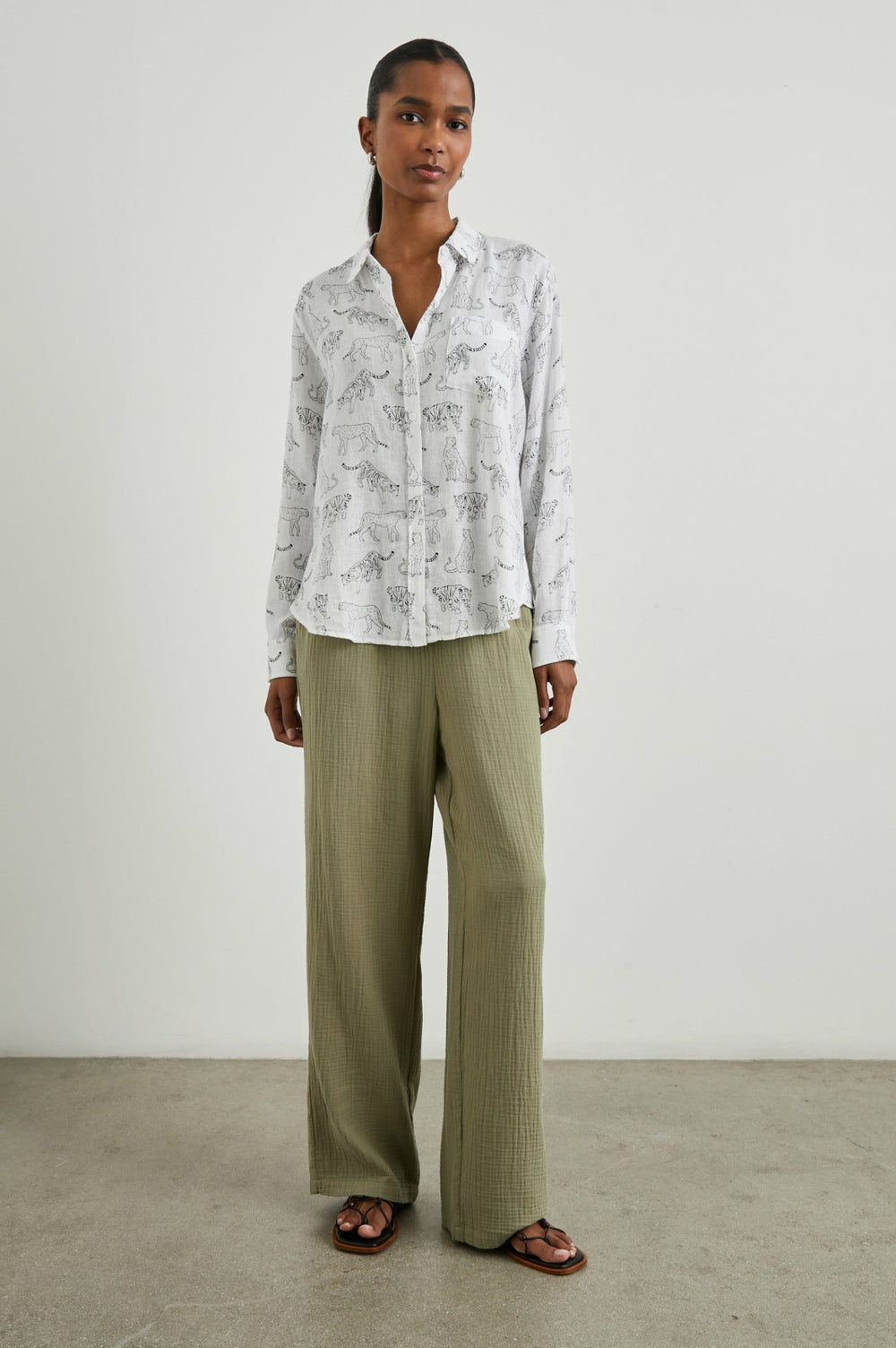 EMMIE PANT - GAUZE MERMAID| Rails sale