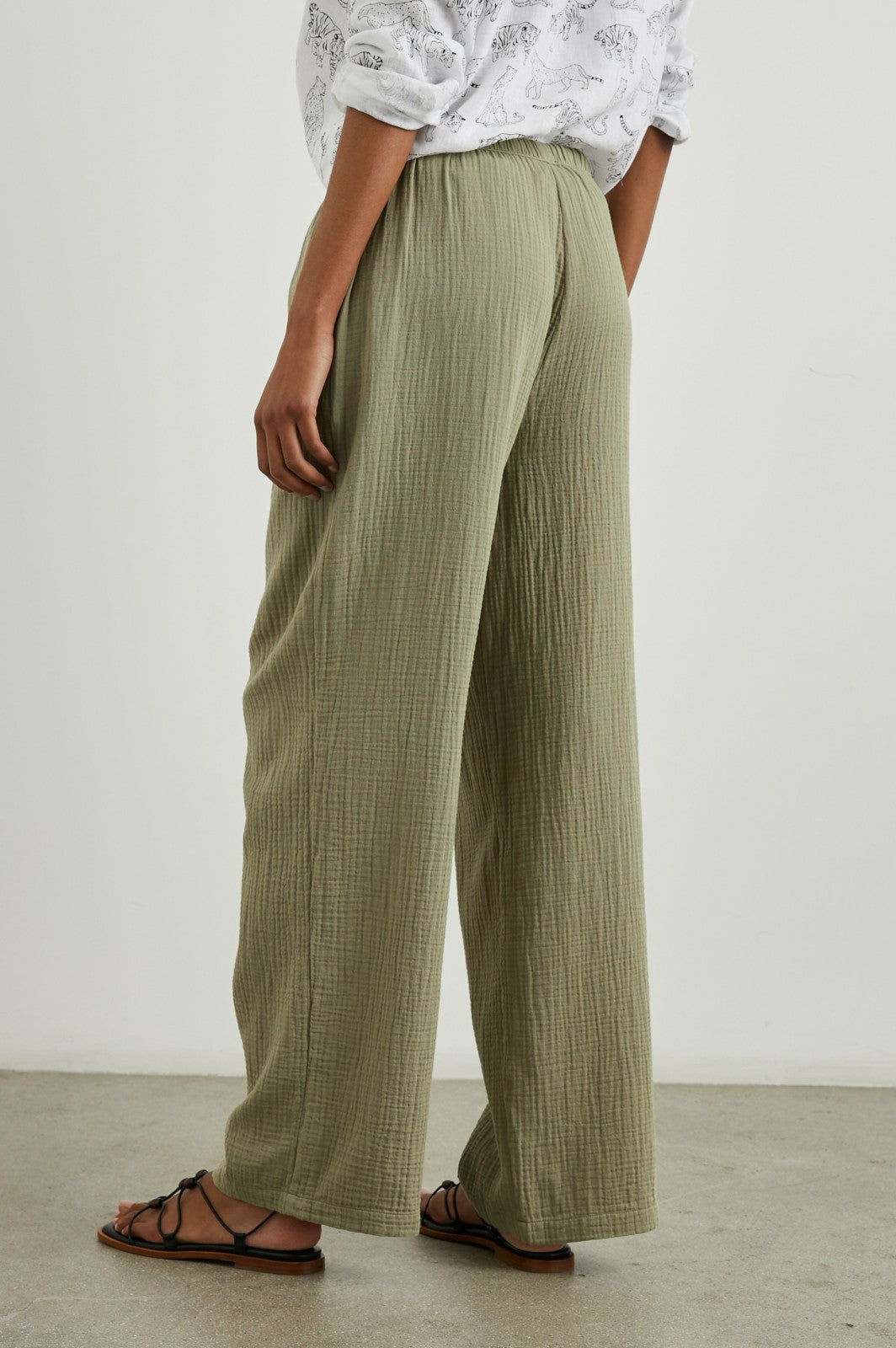 EMMIE PANT - GAUZE MERMAID| Rails sale