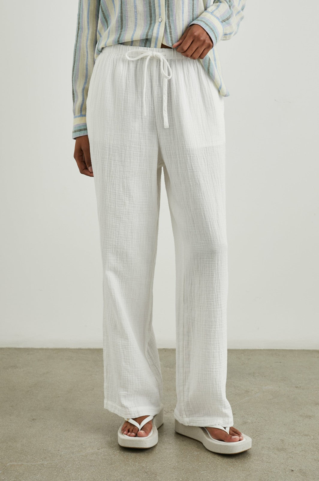 EMMIE PANT - GAUZE WHITE| Rails near me