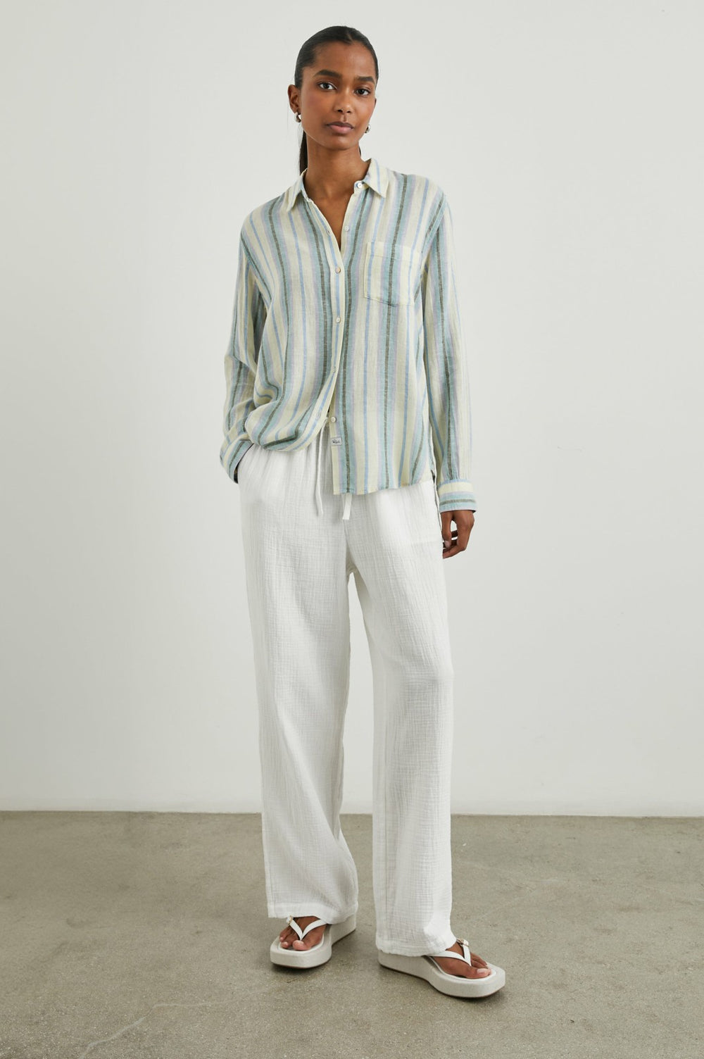 EMMIE PANT - GAUZE WHITE| Rails near me