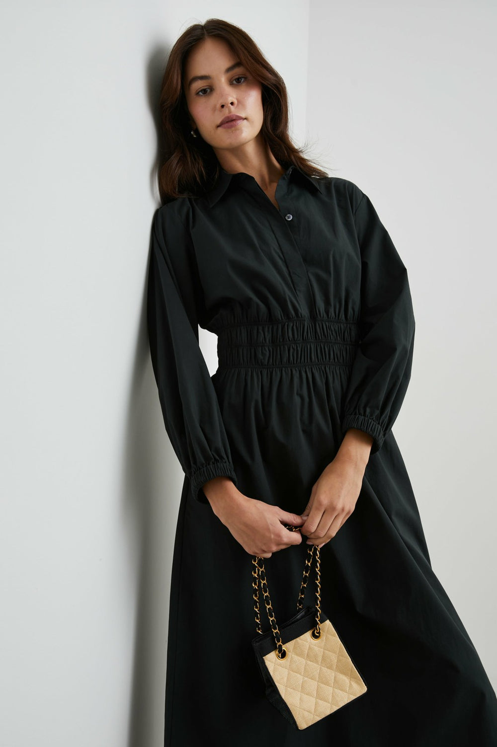 FRAYA DRESS - BLACK| Rails discount