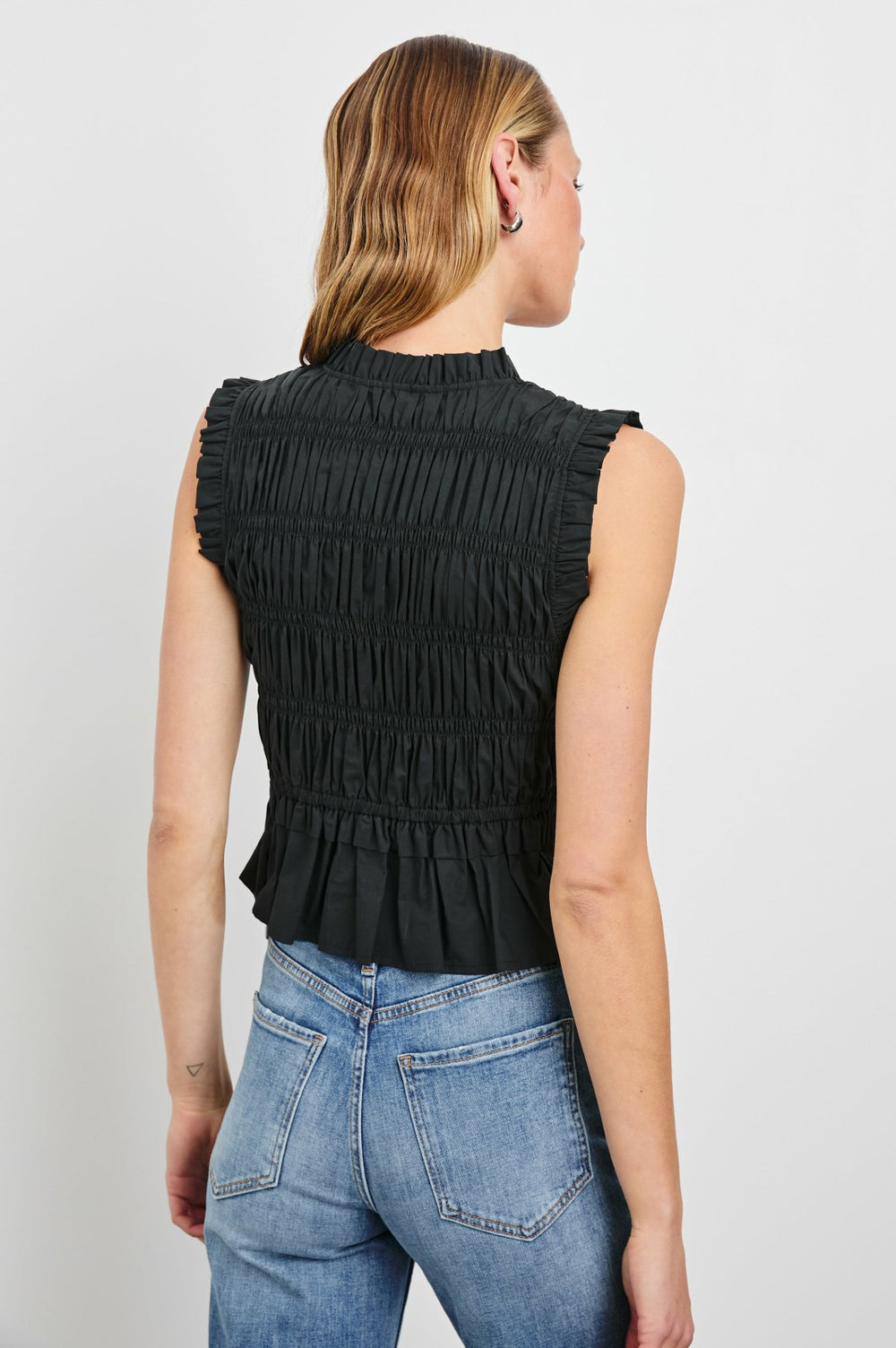 MARTINE TOP - BLACK| Rails on sale
