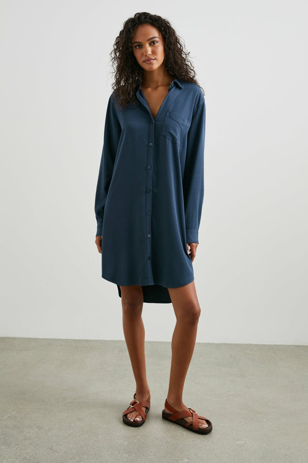 SAWYER DRESS - NAVY| Rails outlet