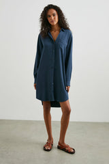 SAWYER DRESS - NAVY| Rails outlet