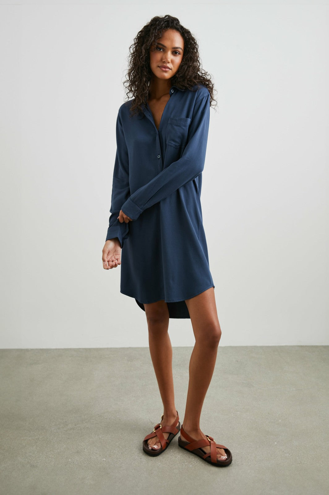 SAWYER DRESS - NAVY| Rails outlet