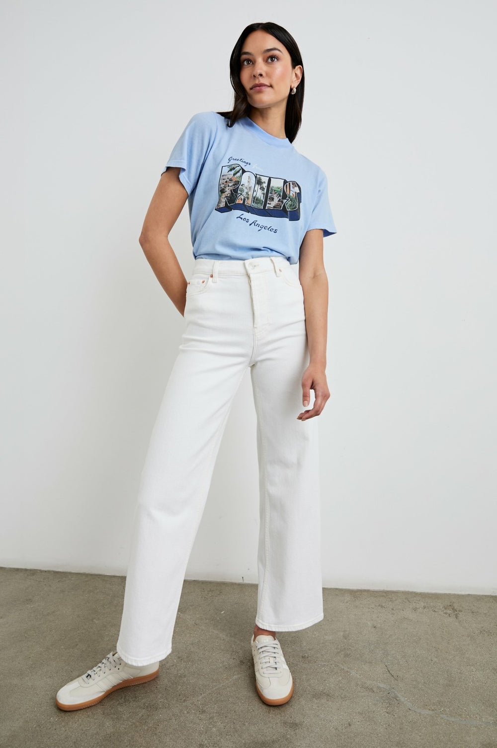 BOYFRIEND T-SHIRT - RAILS LOS ANGELES BLUE| Rails on sale