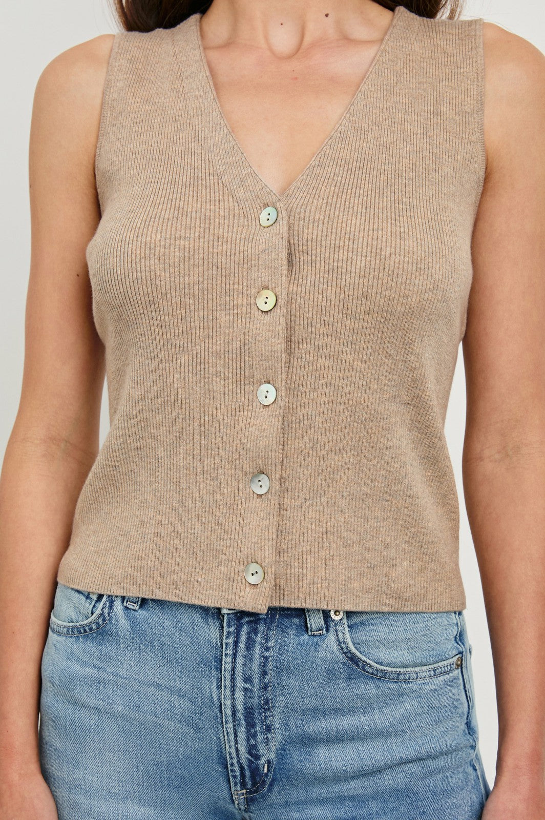 ROSA VEST - OATMEAL| Rails sale