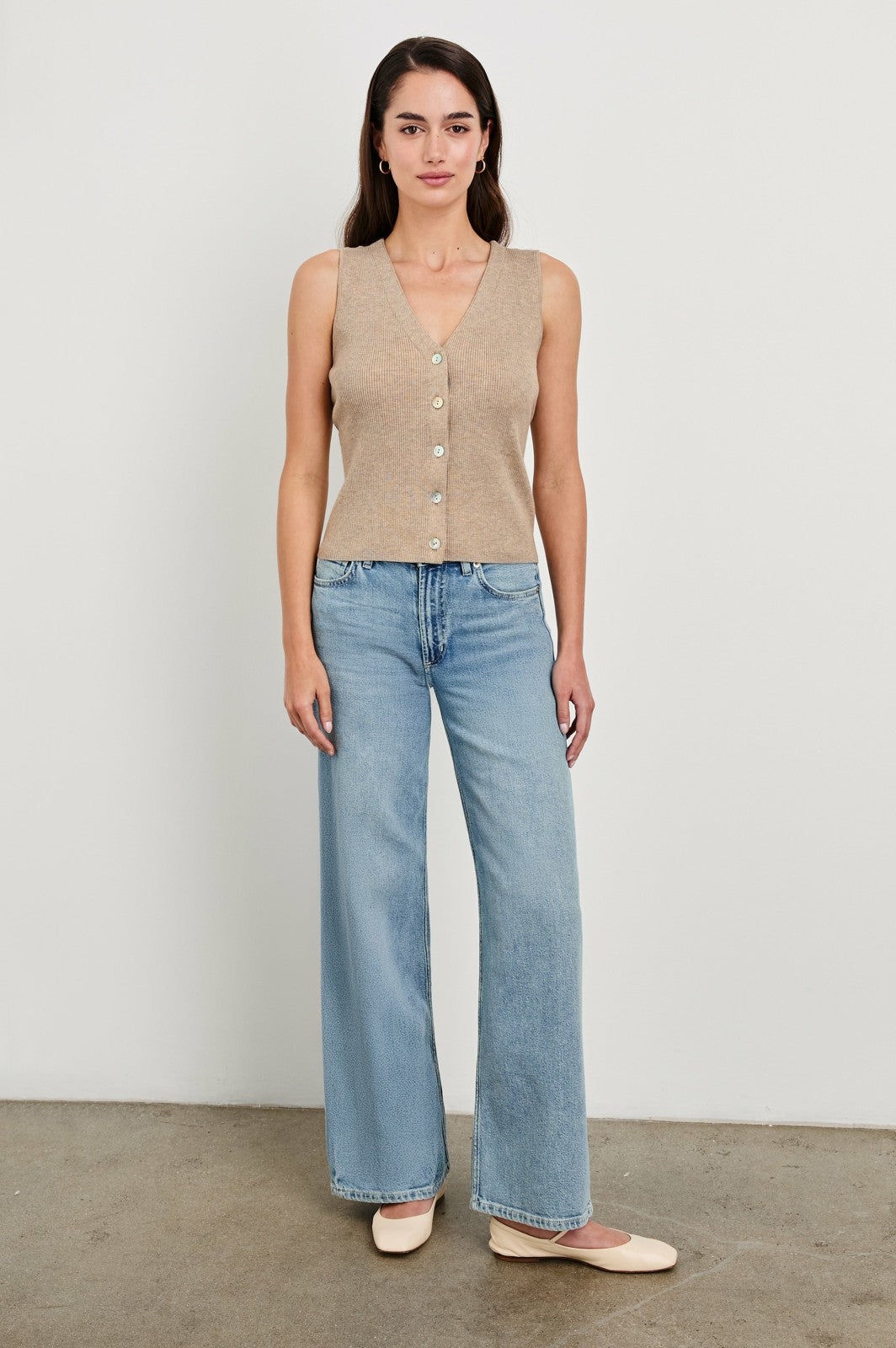 ROSA VEST - OATMEAL| Rails sale