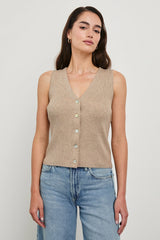ROSA VEST - OATMEAL| Rails sale