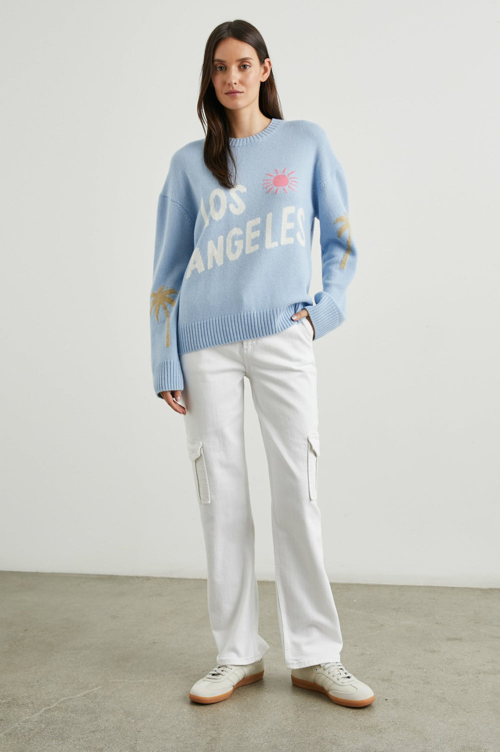 OLIVIA SWEATER - LOS ANGELES BLUE| Rails outlet