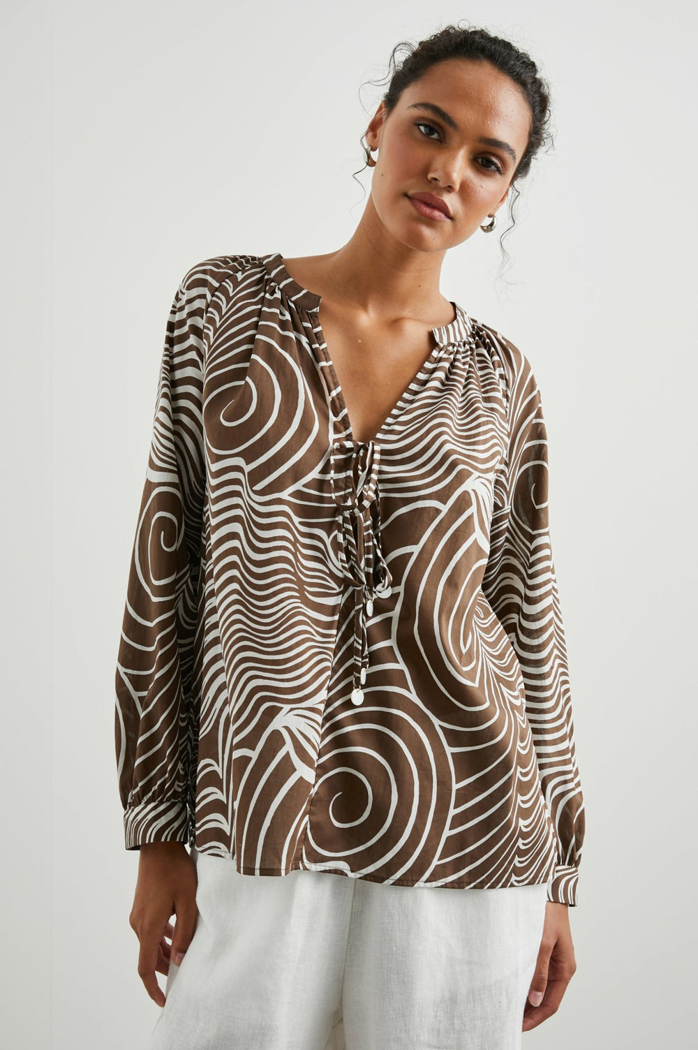 BRIELLE TOP - SWIRLS| Rails online