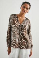 BRIELLE TOP - SWIRLS| Rails online