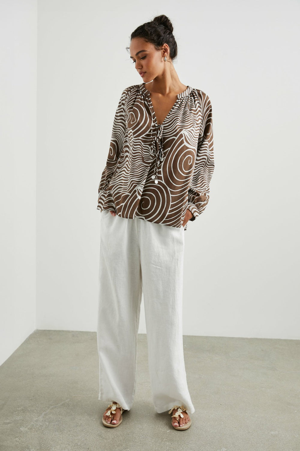 BRIELLE TOP - SWIRLS| Rails online
