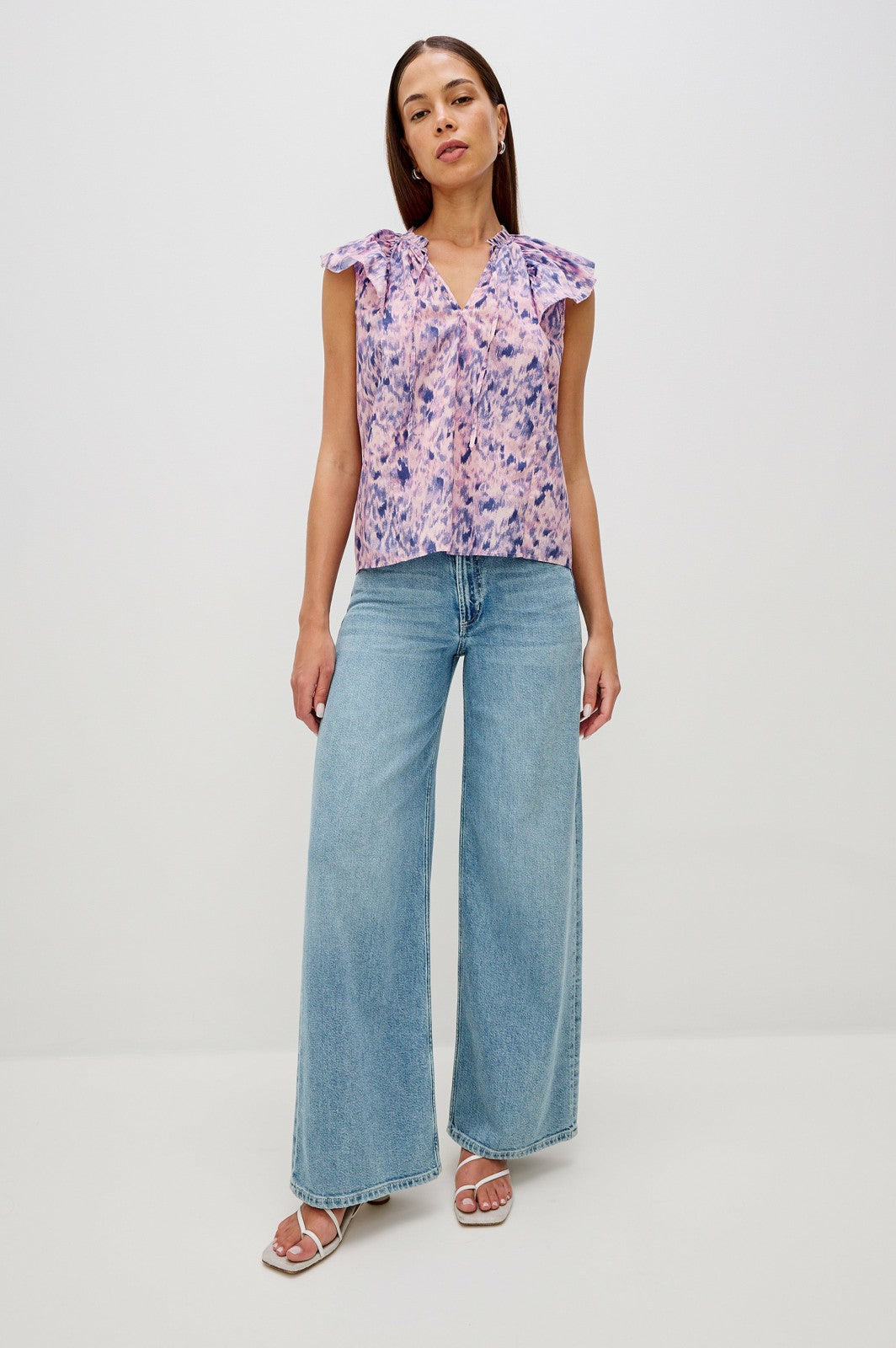 KARYSA TOP - PINK IKAT| Rails sale