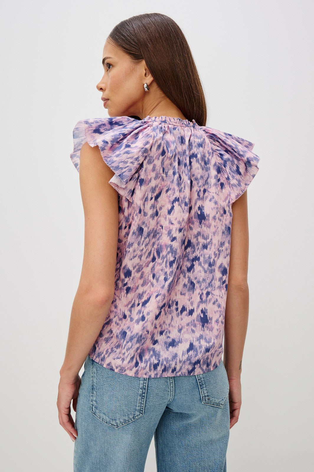 KARYSA TOP - PINK IKAT| Rails sale