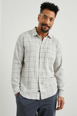 WYATT SHIRT - TAPIR AGAVE MELANGE| Rails near me