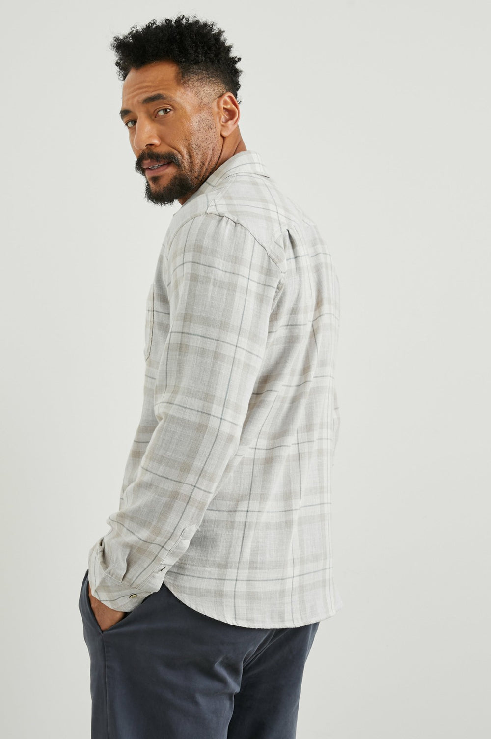 WYATT SHIRT - TAPIR AGAVE MELANGE| Rails near me