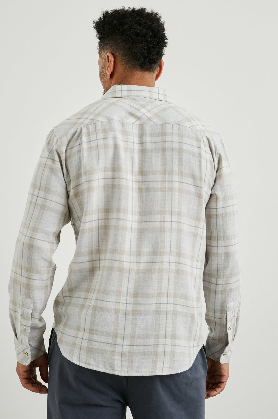 WYATT SHIRT - TAPIR AGAVE MELANGE| Rails near me