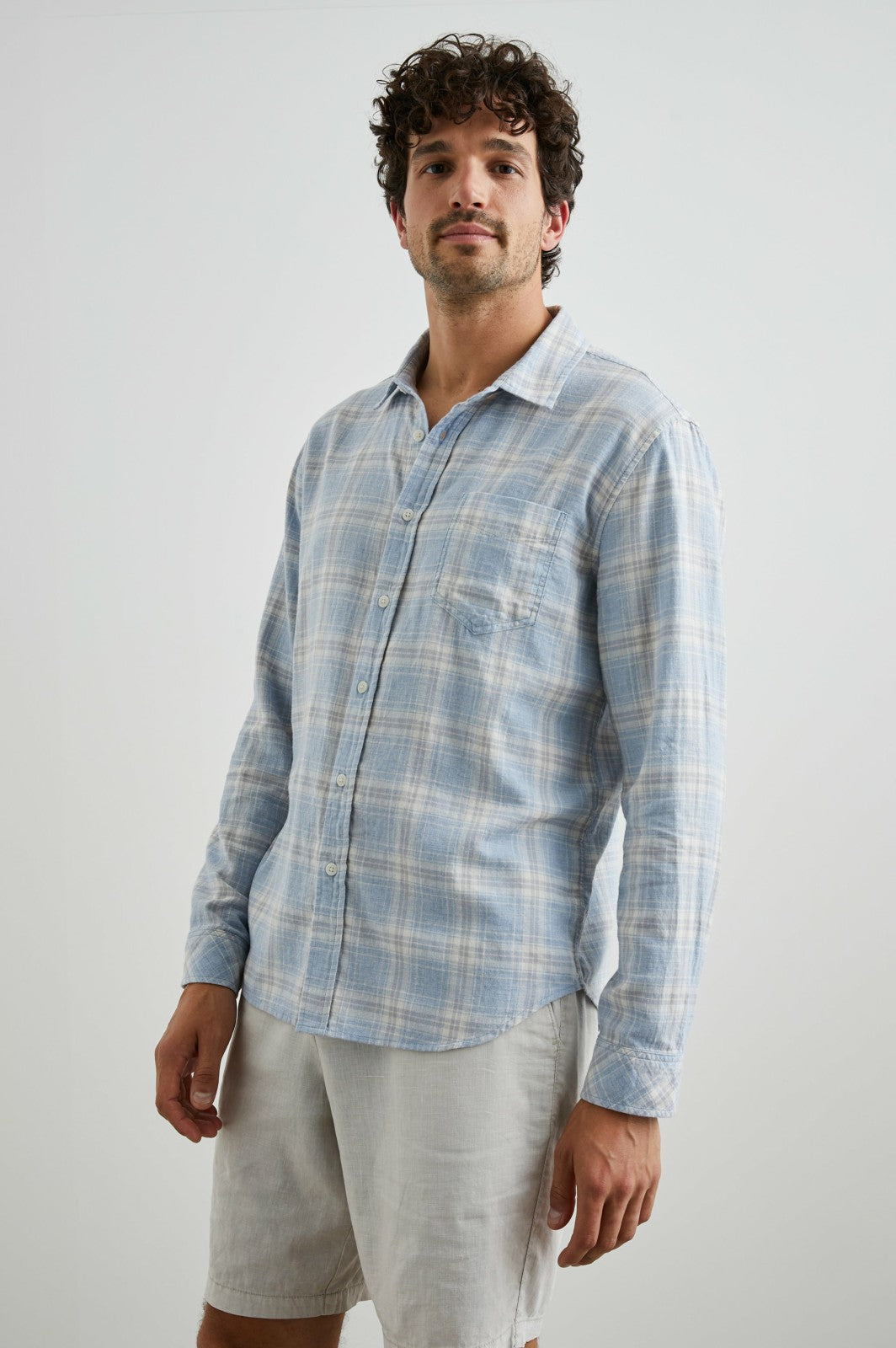 WYATT SHIRT - ROSE WATERFALL| Rails discount