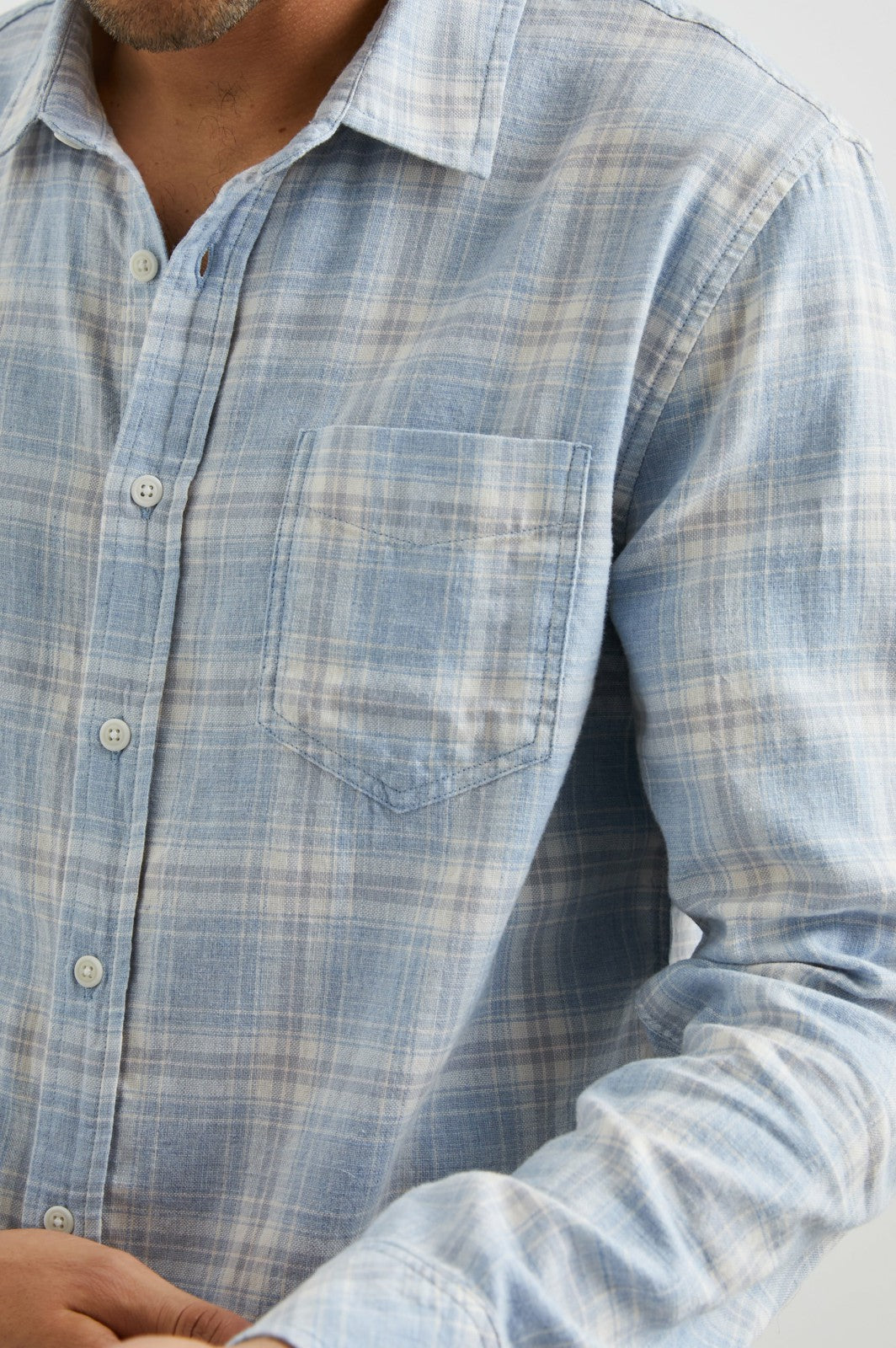WYATT SHIRT - ROSE WATERFALL| Rails discount