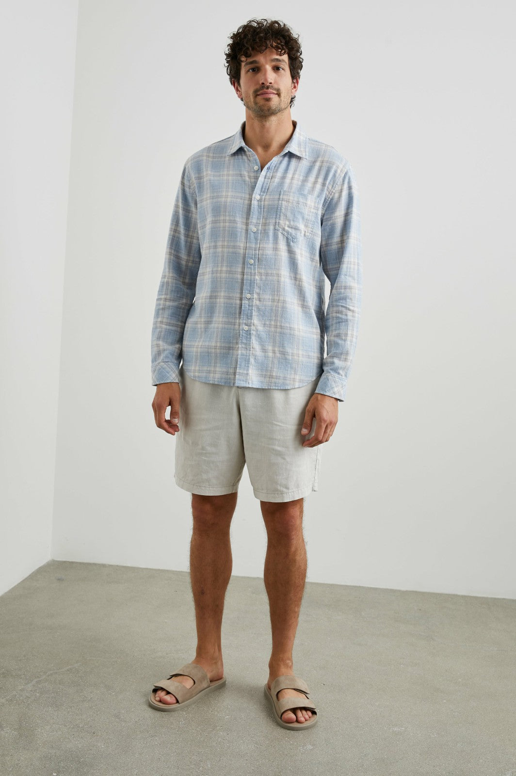 WYATT SHIRT - ROSE WATERFALL| Rails discount