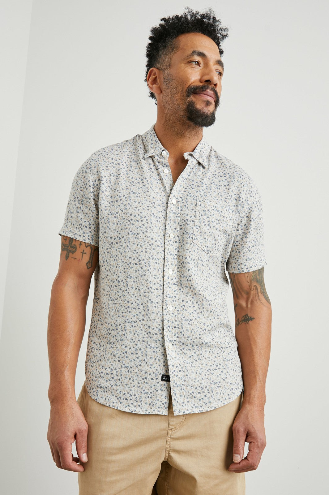 CARSON SHIRT - SPRING BLOSSOM PARCHMENT| Rails outlet