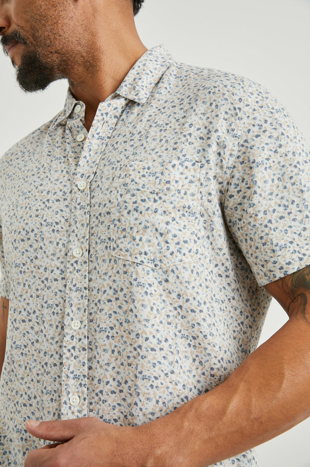 CARSON SHIRT - SPRING BLOSSOM PARCHMENT| Rails outlet