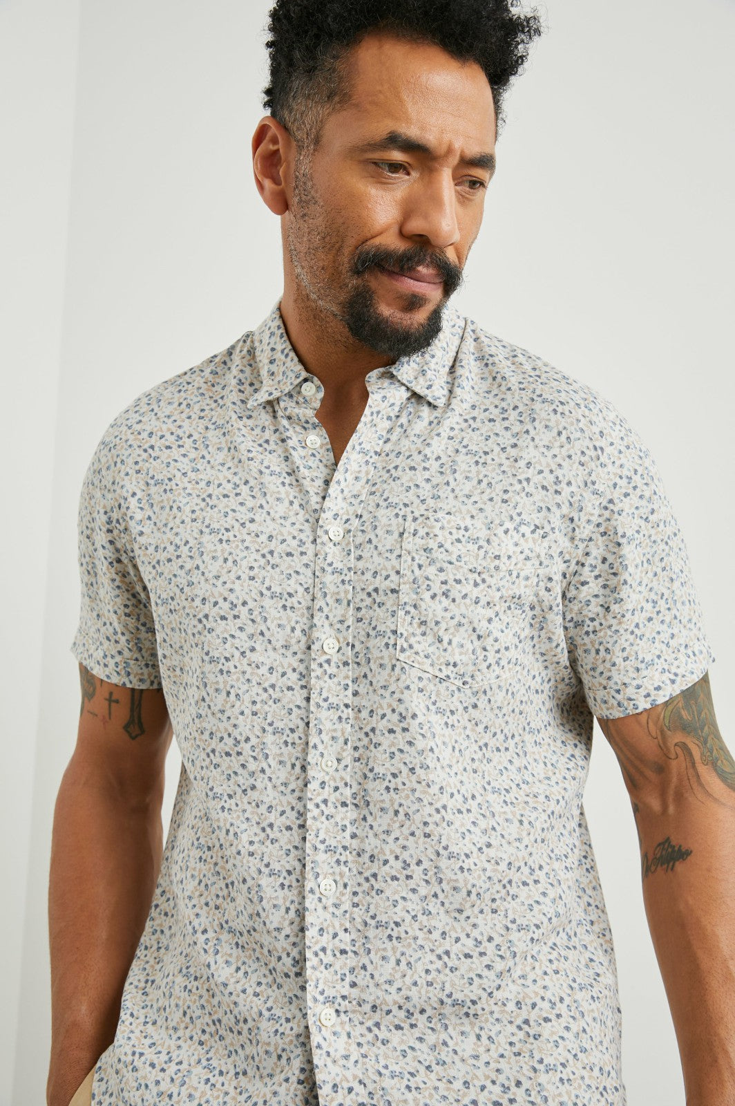 CARSON SHIRT - SPRING BLOSSOM PARCHMENT| Rails outlet