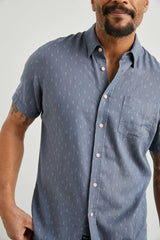 CARSON SHIRT - LOUIS LEAF SLATE| Rails US