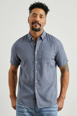 CARSON SHIRT - LOUIS LEAF SLATE| Rails US