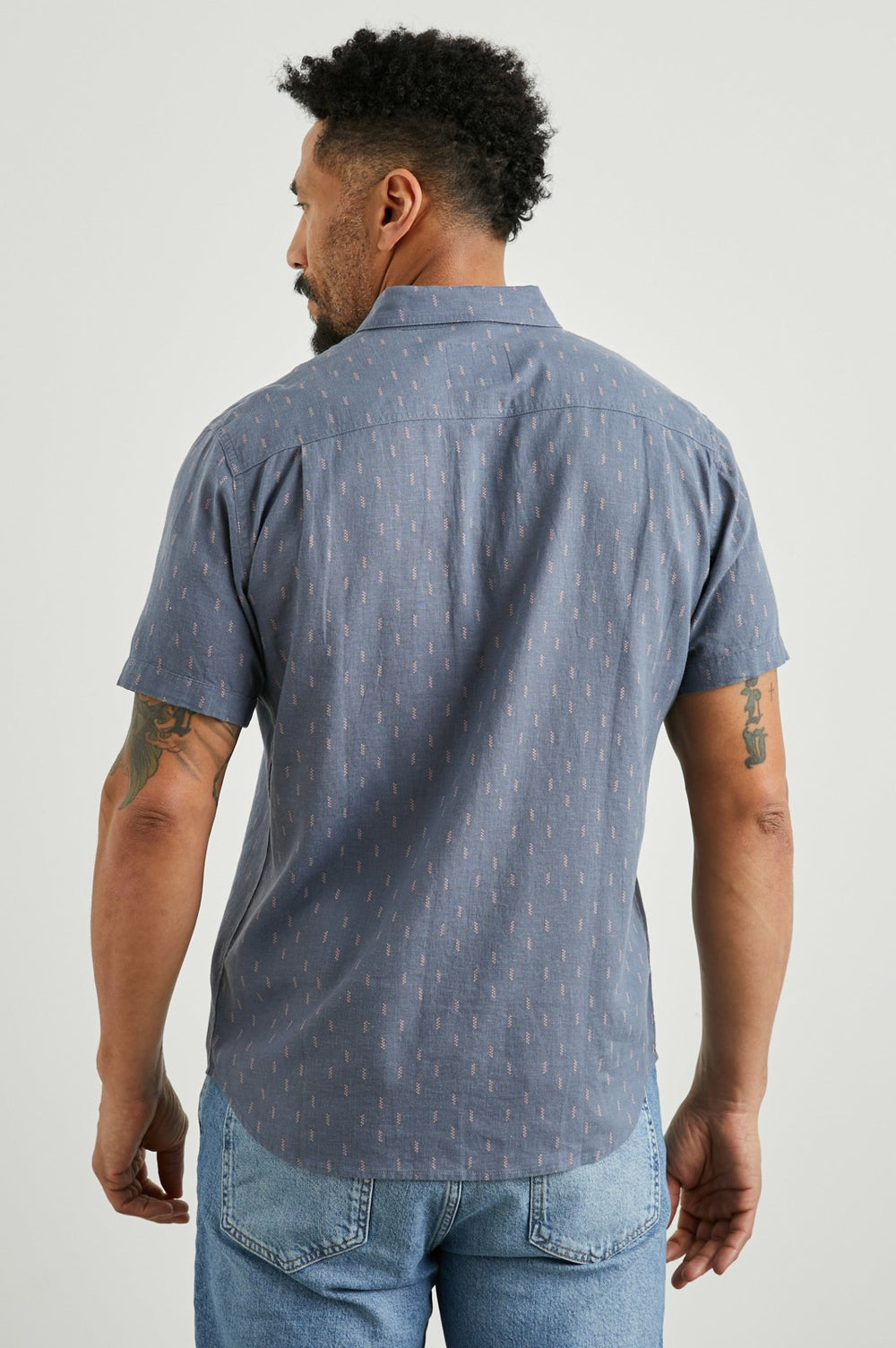 CARSON SHIRT - LOUIS LEAF SLATE| Rails US