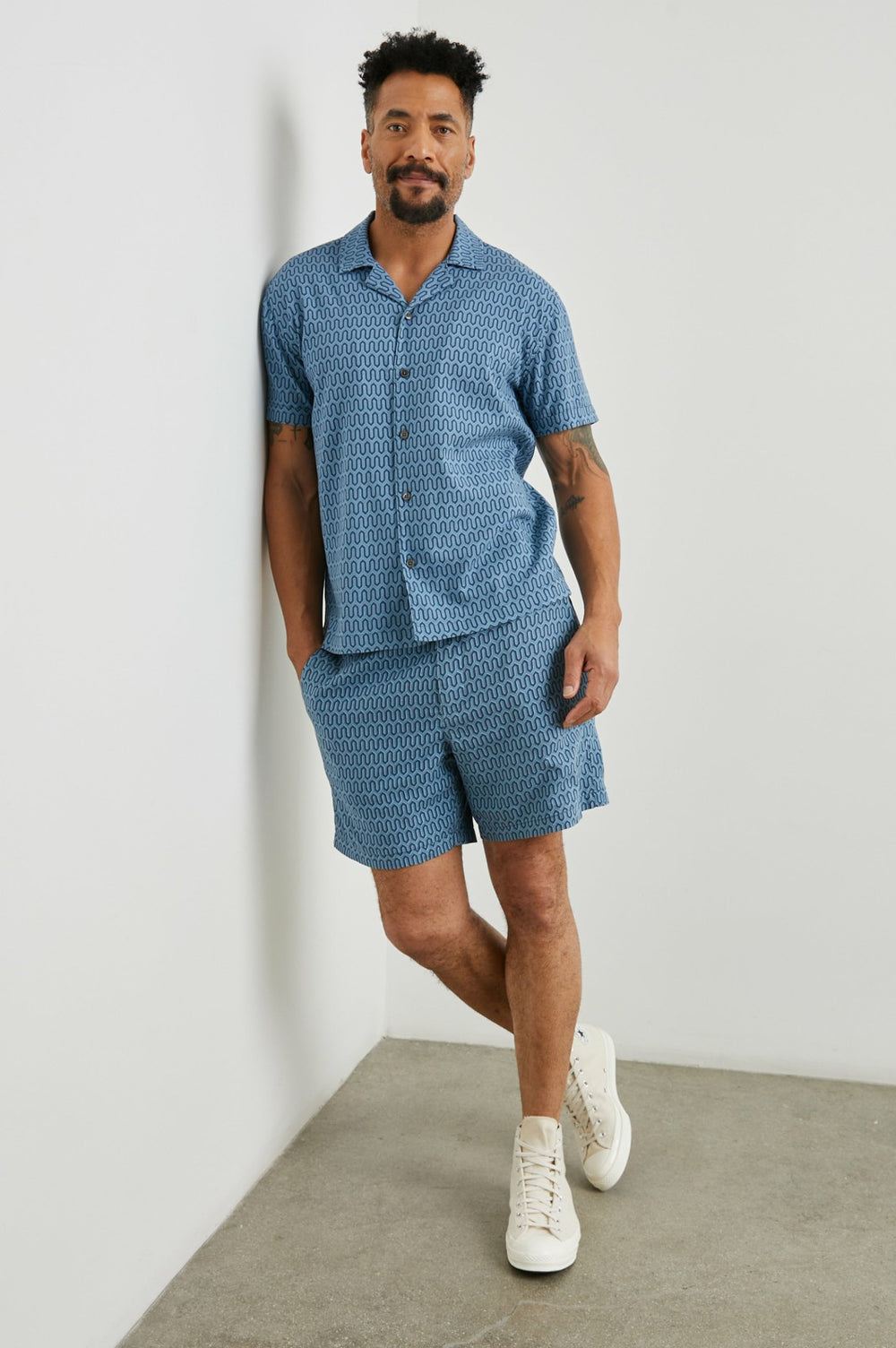 WAIMEA SHIRT - WISHBONE BLUES| Rails for sale
