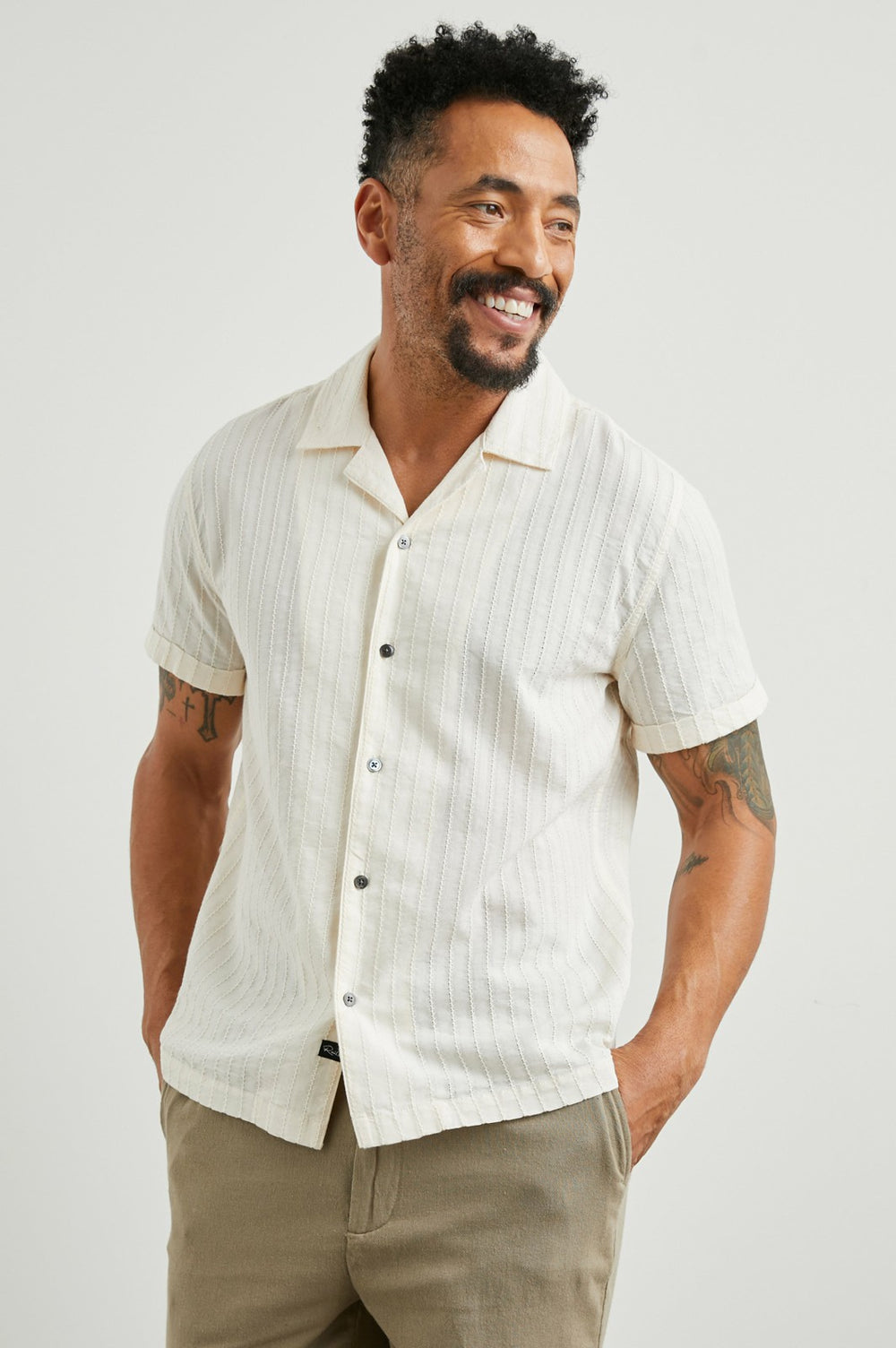 SINCLAIR SHIRT - BONE| Rails on sale