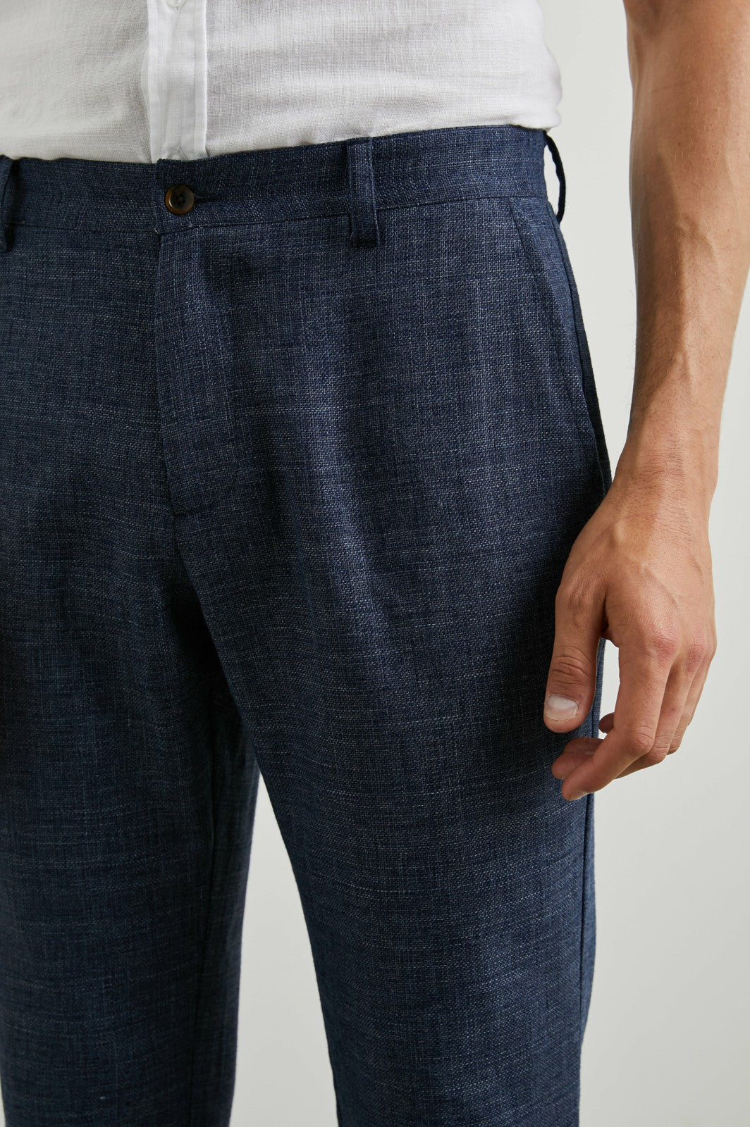THOMAS PANT - NAVY MELANGE| Rails near me