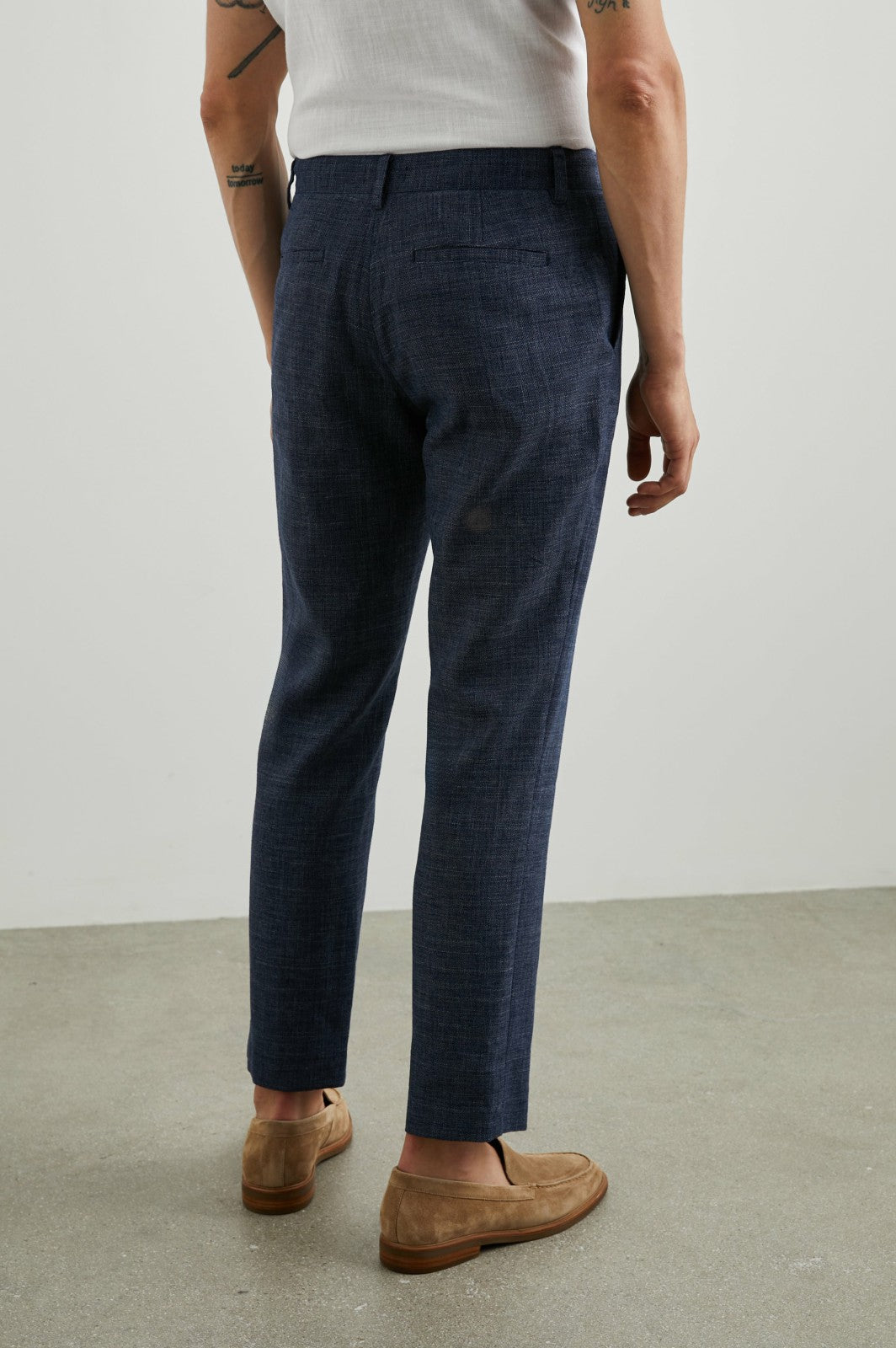 THOMAS PANT - NAVY MELANGE| Rails near me