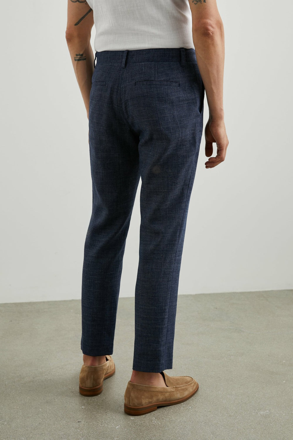 THOMAS PANT - NAVY MELANGE| Rails near me