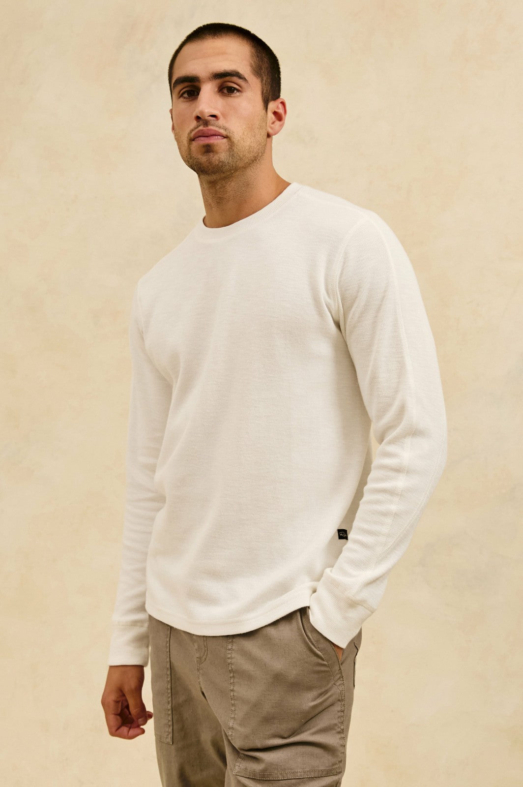 RHEESE LONG SLEEVE TEE - WHITECAP| Rails near me