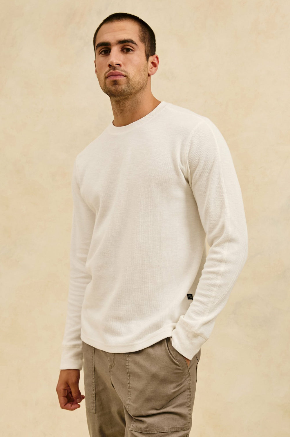 RHEESE LONG SLEEVE TEE - WHITECAP| Rails near me